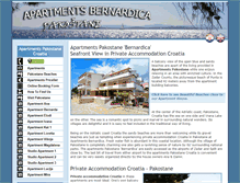 Tablet Screenshot of apartments-bernardica.com